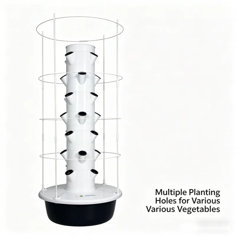 Torre Hidropónica Vertical Spa - Hydroponic Tower Planter reseña y precio