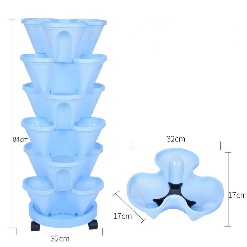 Maceta Apilable de Plástico pa - Hydroponic Tower Planter reseña y precio