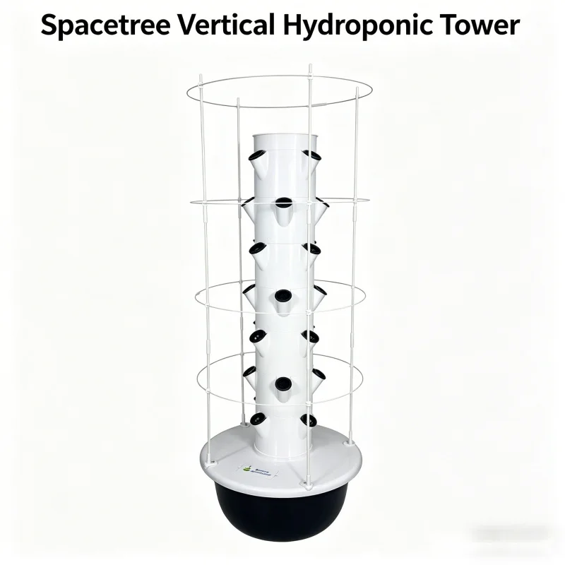 Sistema de Jardín Vertical Hid - Hydroponic Tower Planter reseña y precio