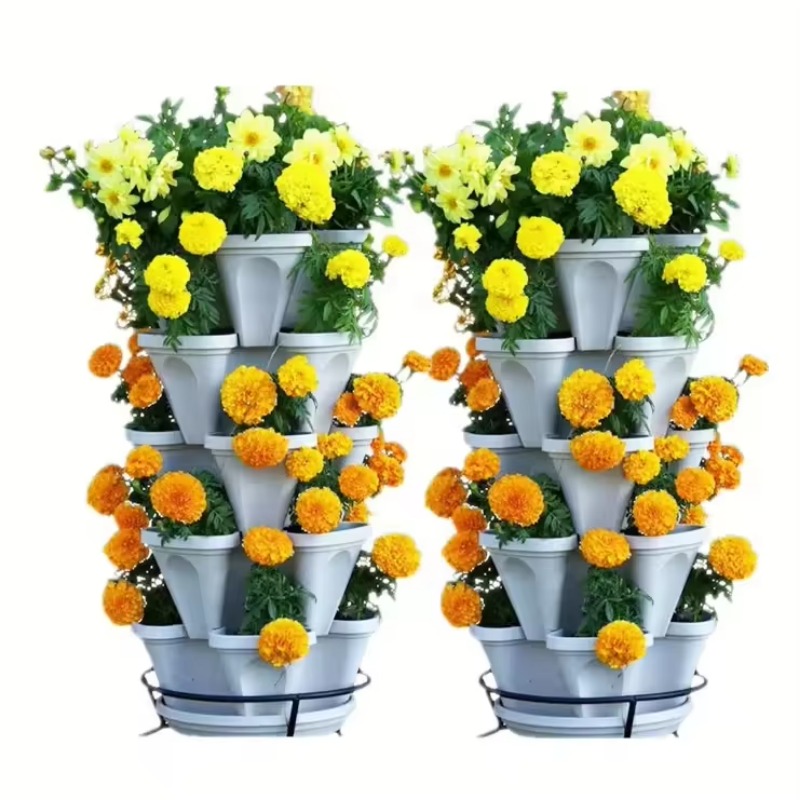Maceta Apilable de 5 Niveles c - Hydroponic Tower Planter reseña y precio